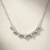 Necklace in K18 White Gold with Diamonds - Image 2