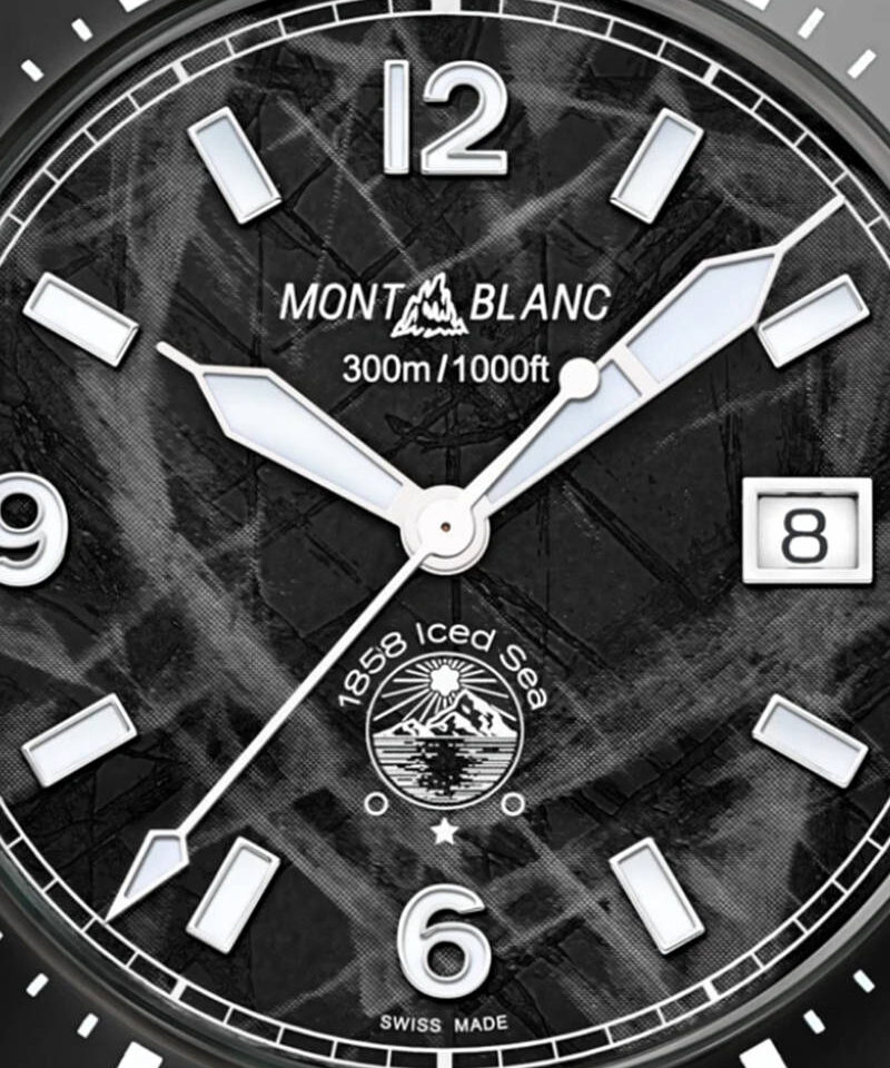 Alternative view of MONTBLANC 1858 ICED SEA AUTOMATIC 129371