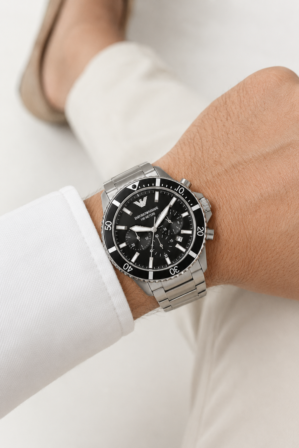 EMPORIO ARMANI DIVER CHRONOGRAPH AR11360 | ORA MAVROMMATIS