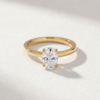 1.10ct Oval-Cut Diamond Solitaire Ring in K18 Yellow Gold - Image 3