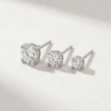 0.16ct Diamond Stud Earrings in K18 White Gold - Image 2