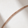 Brown Diamond Tennis Bracelet in K18 Rose Gold
