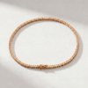 Brown Diamond Tennis Bracelet in K18 Rose Gold - Image 2