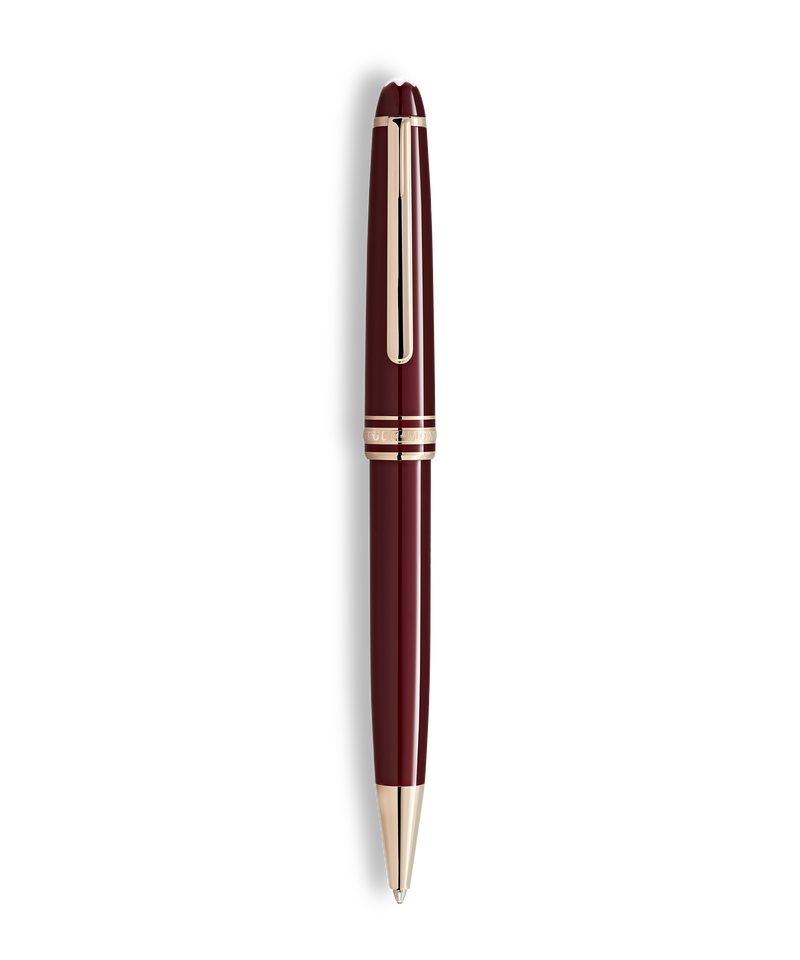 Montblanc Meisterstück Burgundy Red Classique ballpoint pen in precious resin